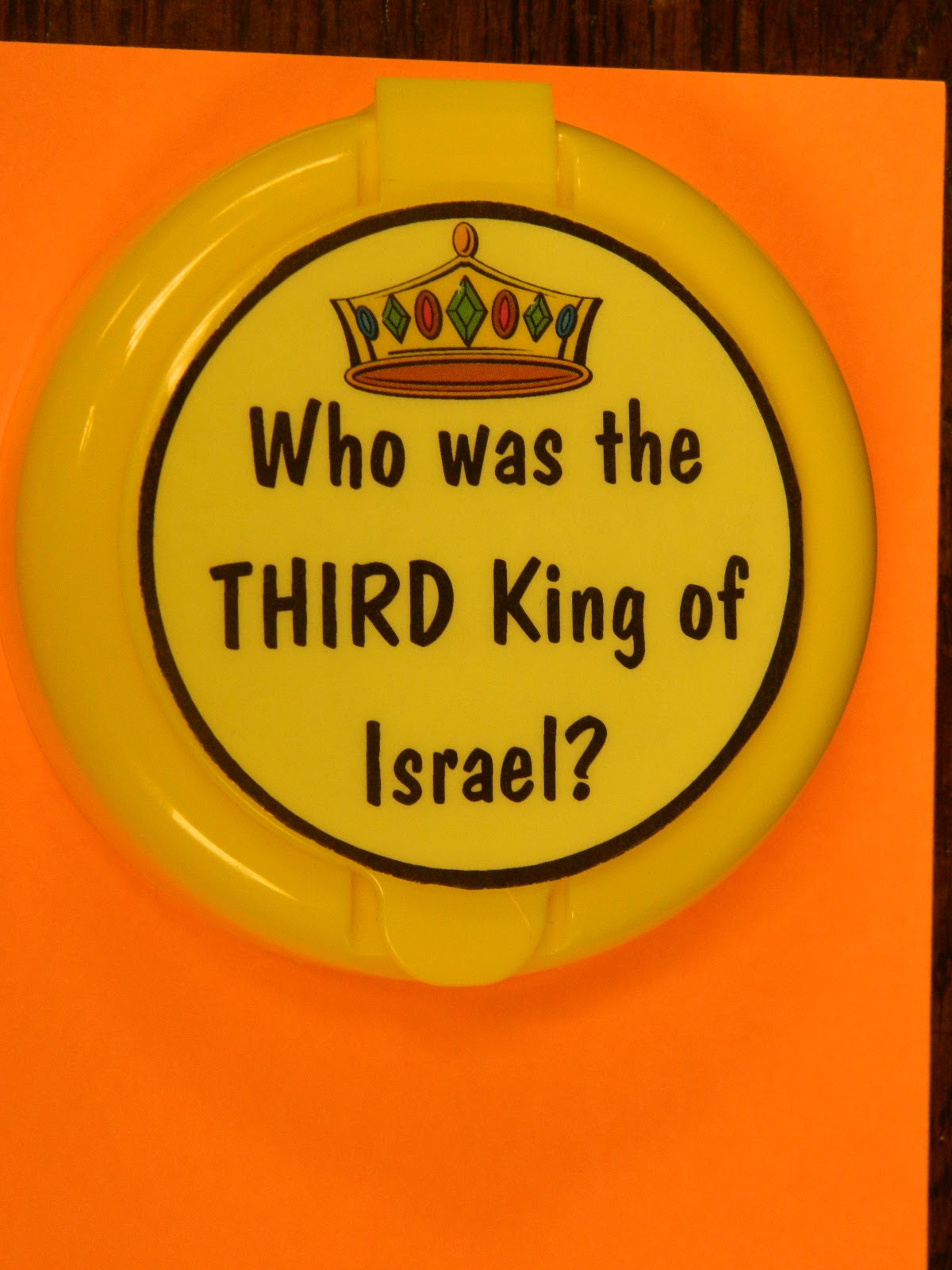 Hands On Bible Teacher FLIP YOUR LID!!!! Bible Facts Review Game