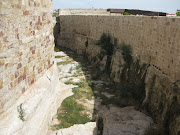 This is what is left of the medieval castle. The moat! (img )
