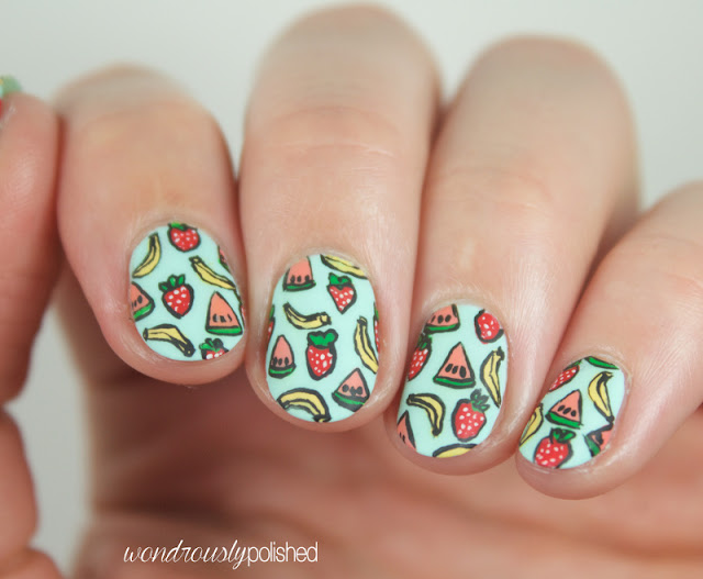 fruit nail art