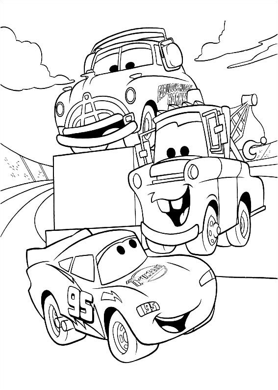Here Disney Cars Coloring Pages Printable title=
