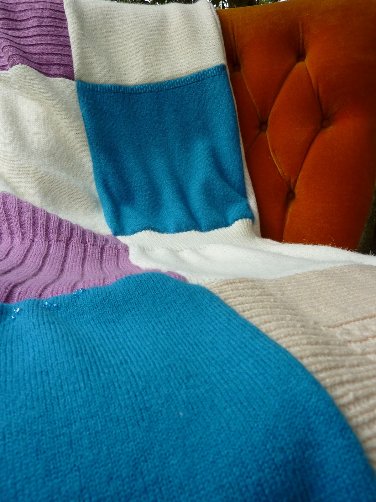 born again creations 5. Recycled Woolly Jumper Throw