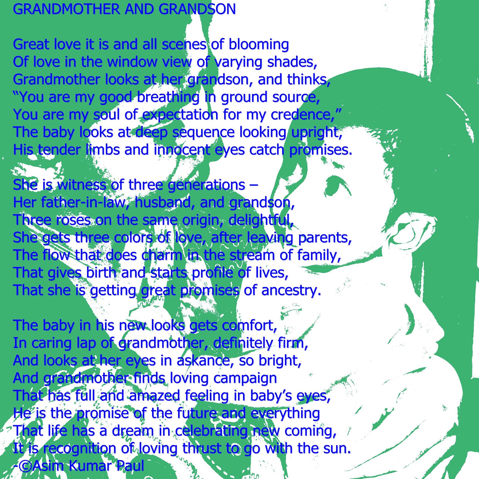 Living with Poetry: GRANDMOTHER AND GRANDSON