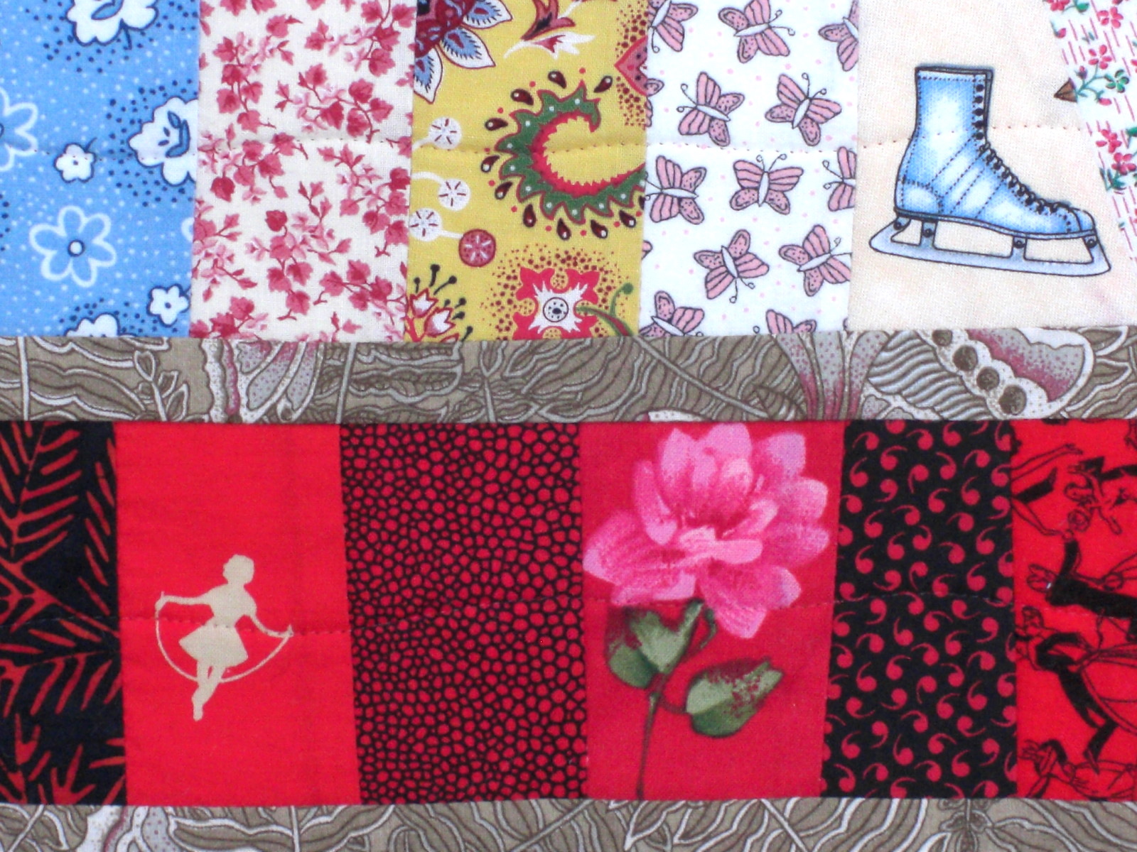 Karen Griska Quilts Novelty String Quilt