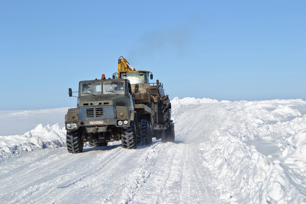 Урал 4320 на зимнике