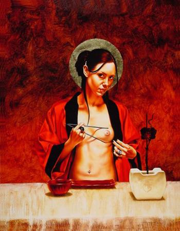 saturno butto pintura erótica sadomasoquismo religiosidade paganismo dominação