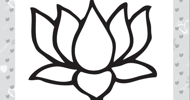 gambar mewarnai bunga teratai 