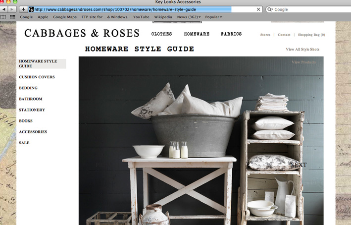 Cabbages Roses New Website a library of design cabbages and Cabbages Roses New Website a library of design cabbages and