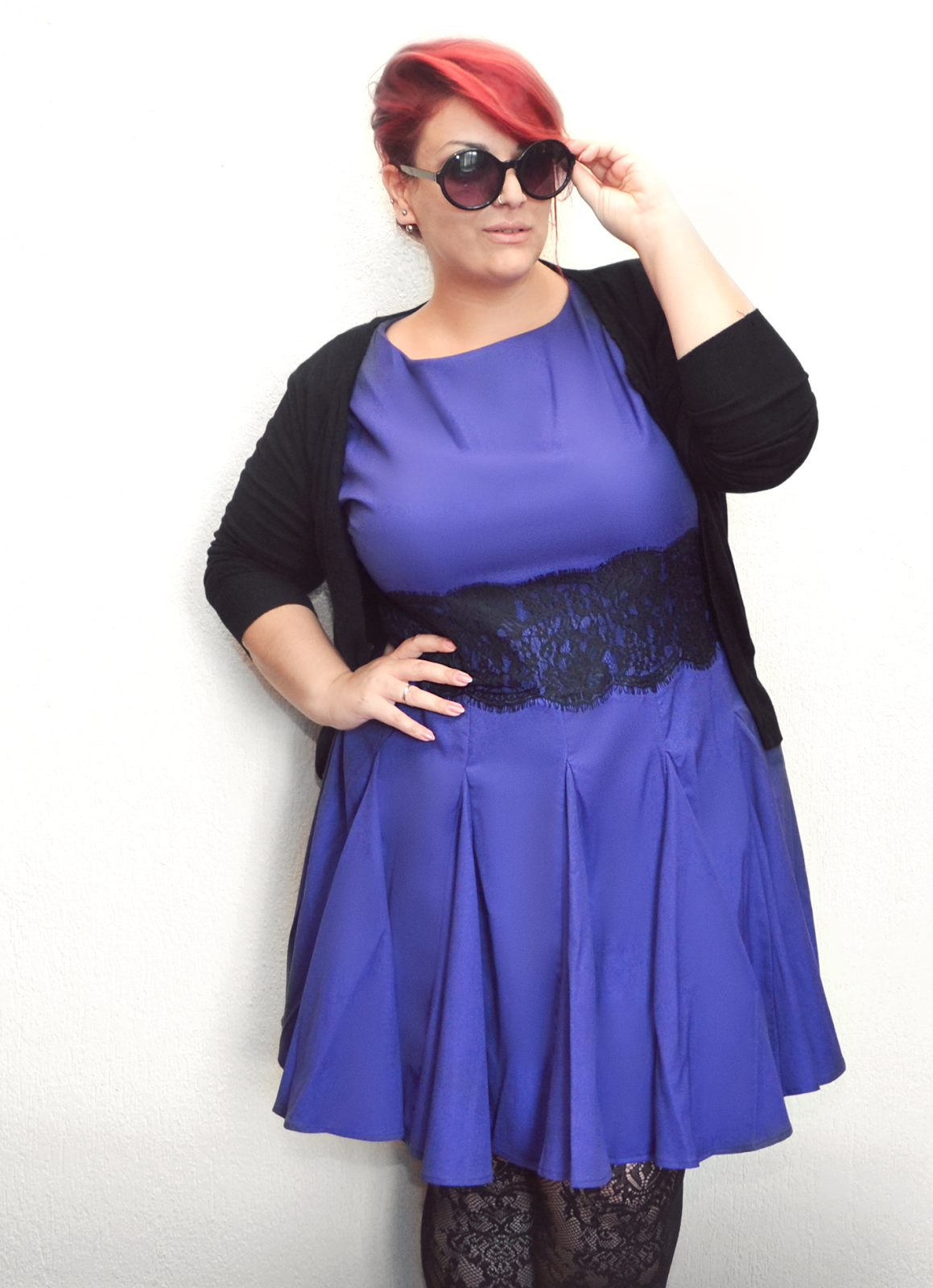 Curvy World: Blue Dress - Plus Size Outfit