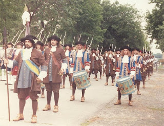 Reconstition régiment Carignan Sallierres au fort Chambly 