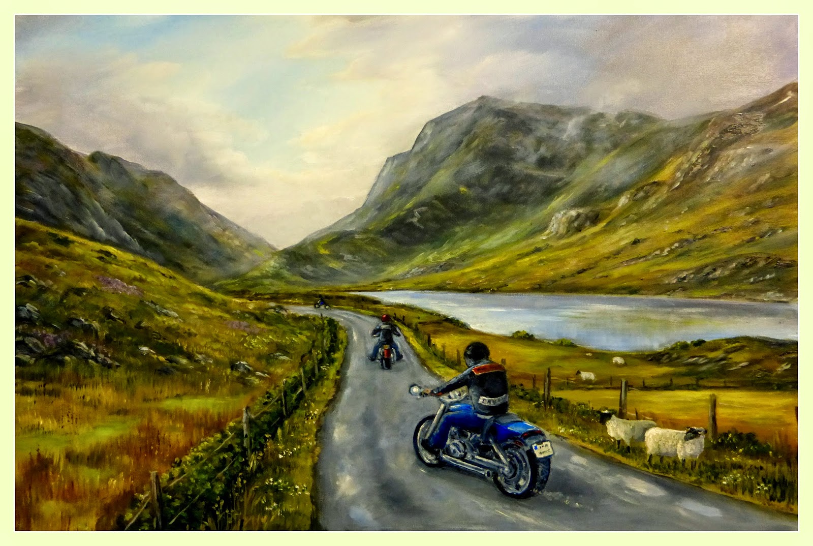 Deborah O'Keeffe Paintings of Ireland Ireland Bike Fest