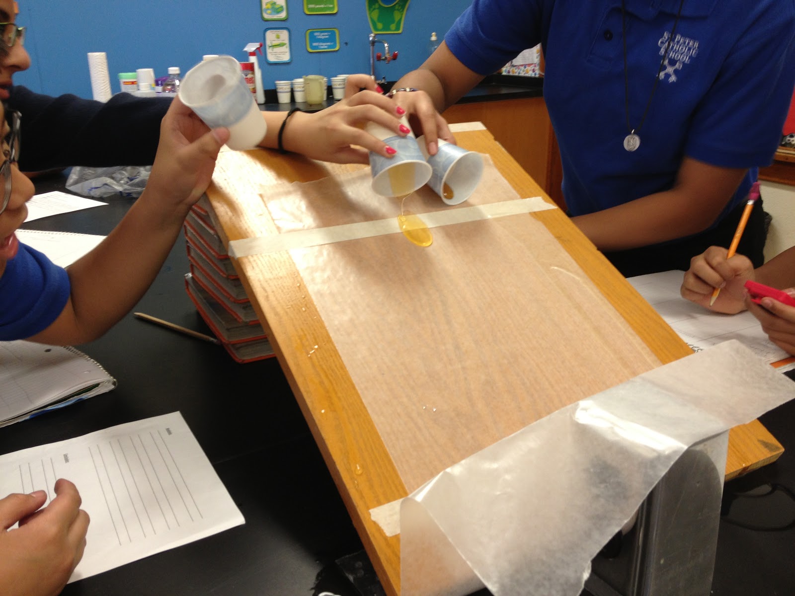 Bits and Pieces of Middle School Viscosity Races