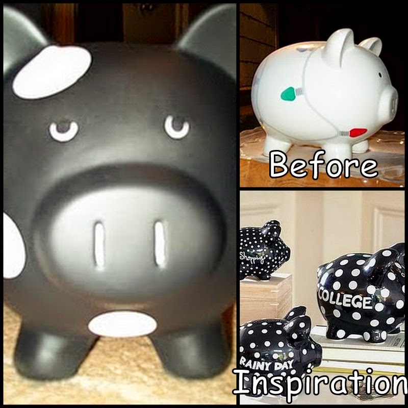 Dollar Store Crafter Piggy Bank Makeover
