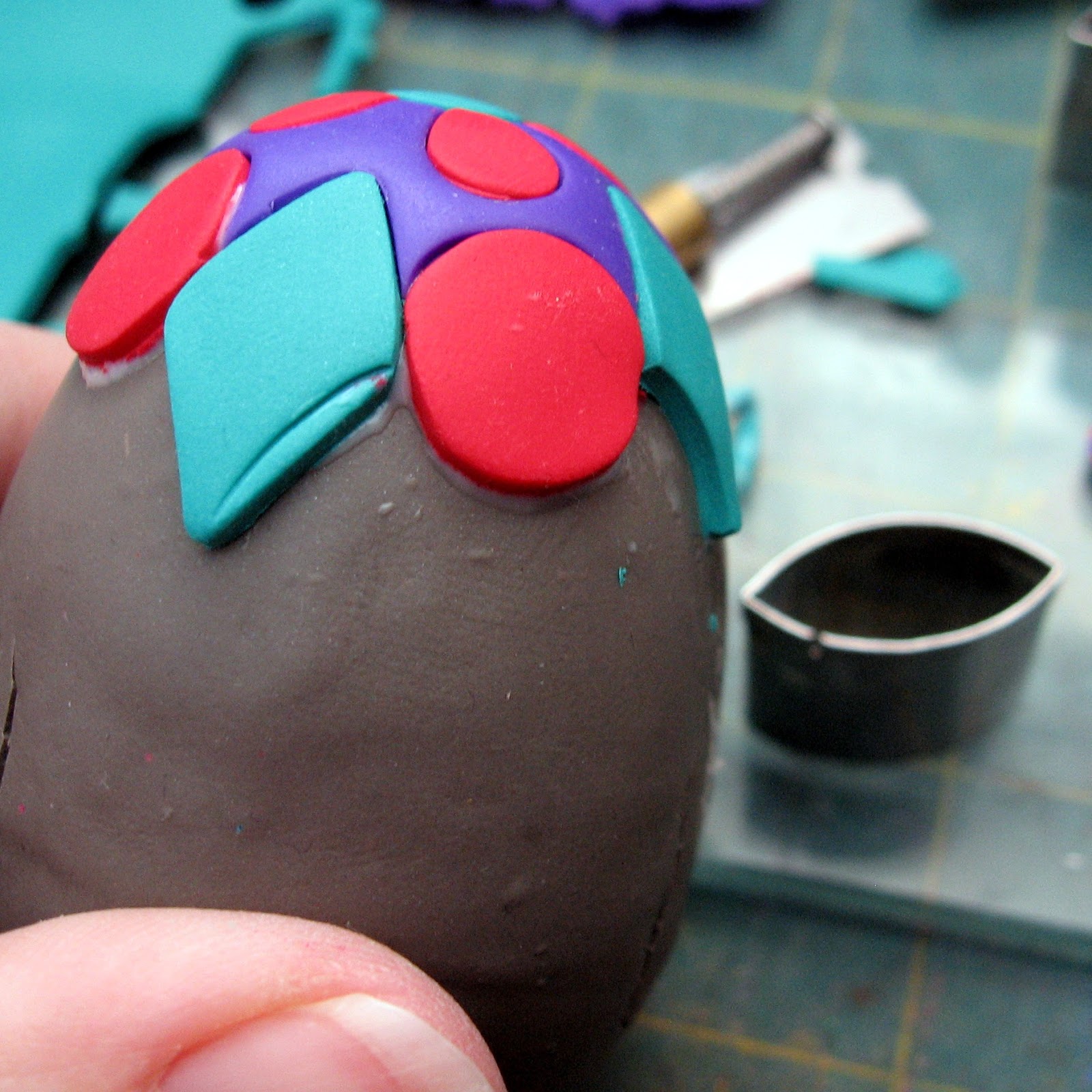 Kael Mijoy Polymer Clay Tutorial Applique Easter Egg
