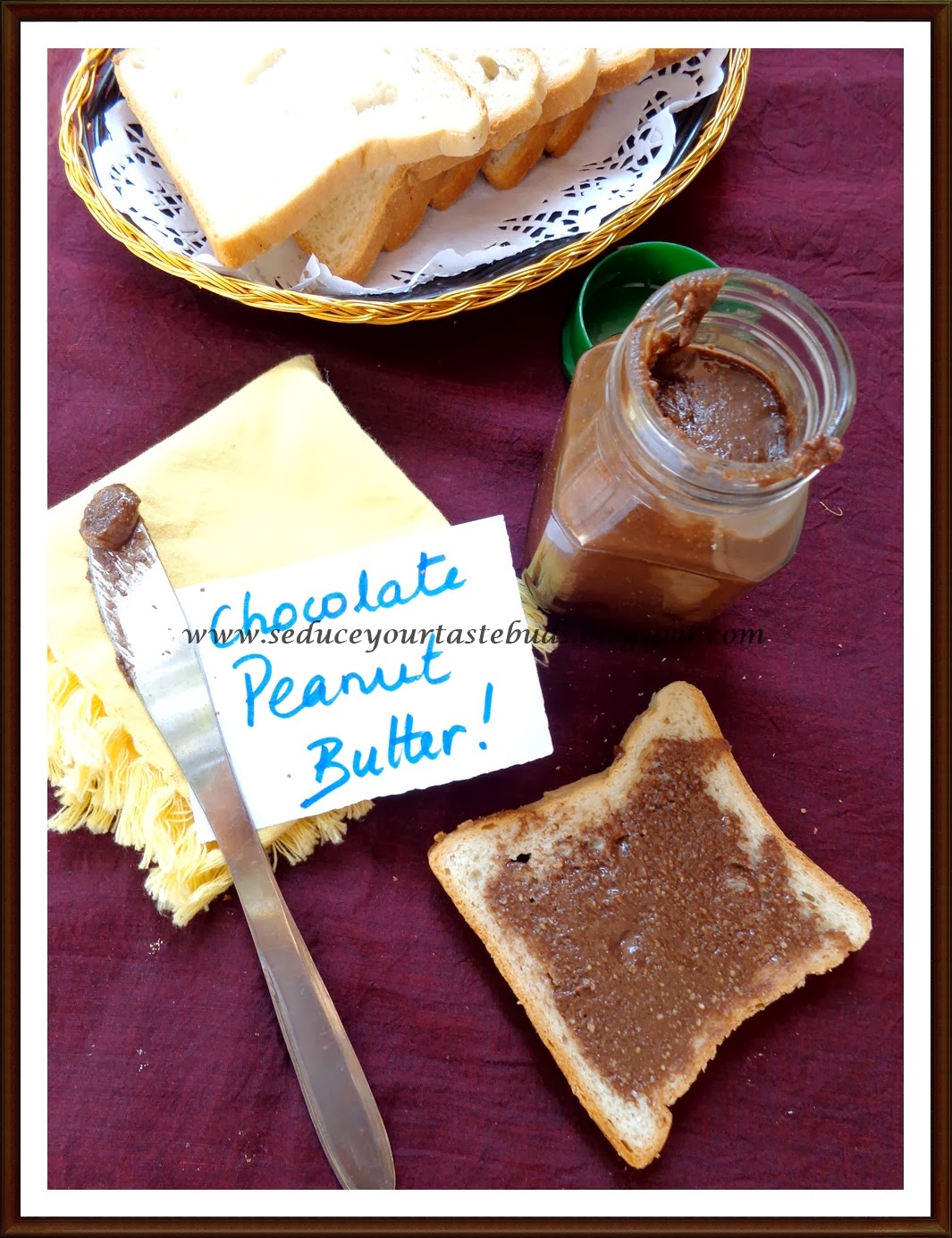 Homemade Chocolate Peanut Butter Spread Seduce Your Tastebuds...