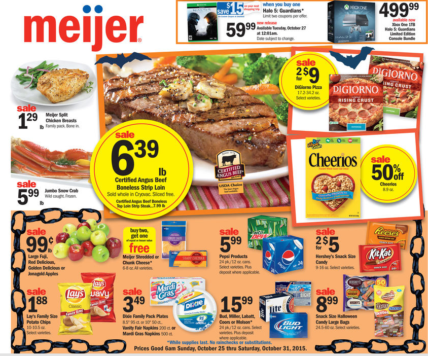 Meijer Ad Preview Starting 10/25! A Single Coupon