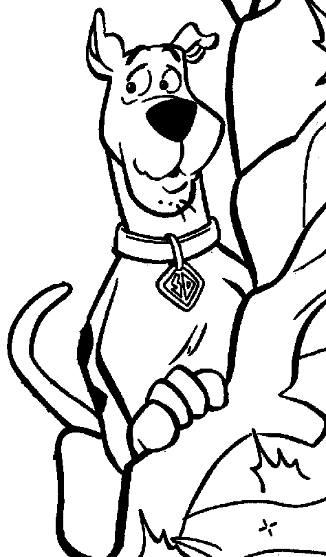 Kids Under 7 Scooby Doo Coloring Pages