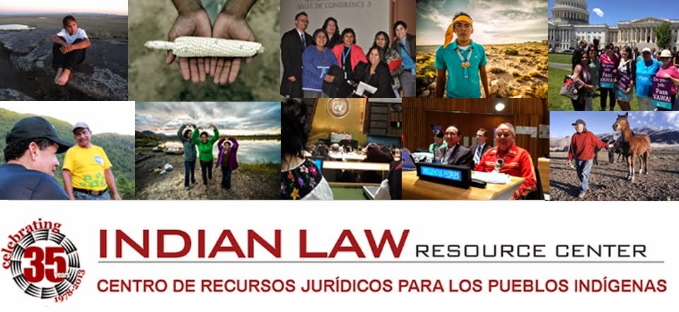Indian Law Resource Center 2013 Annual Report