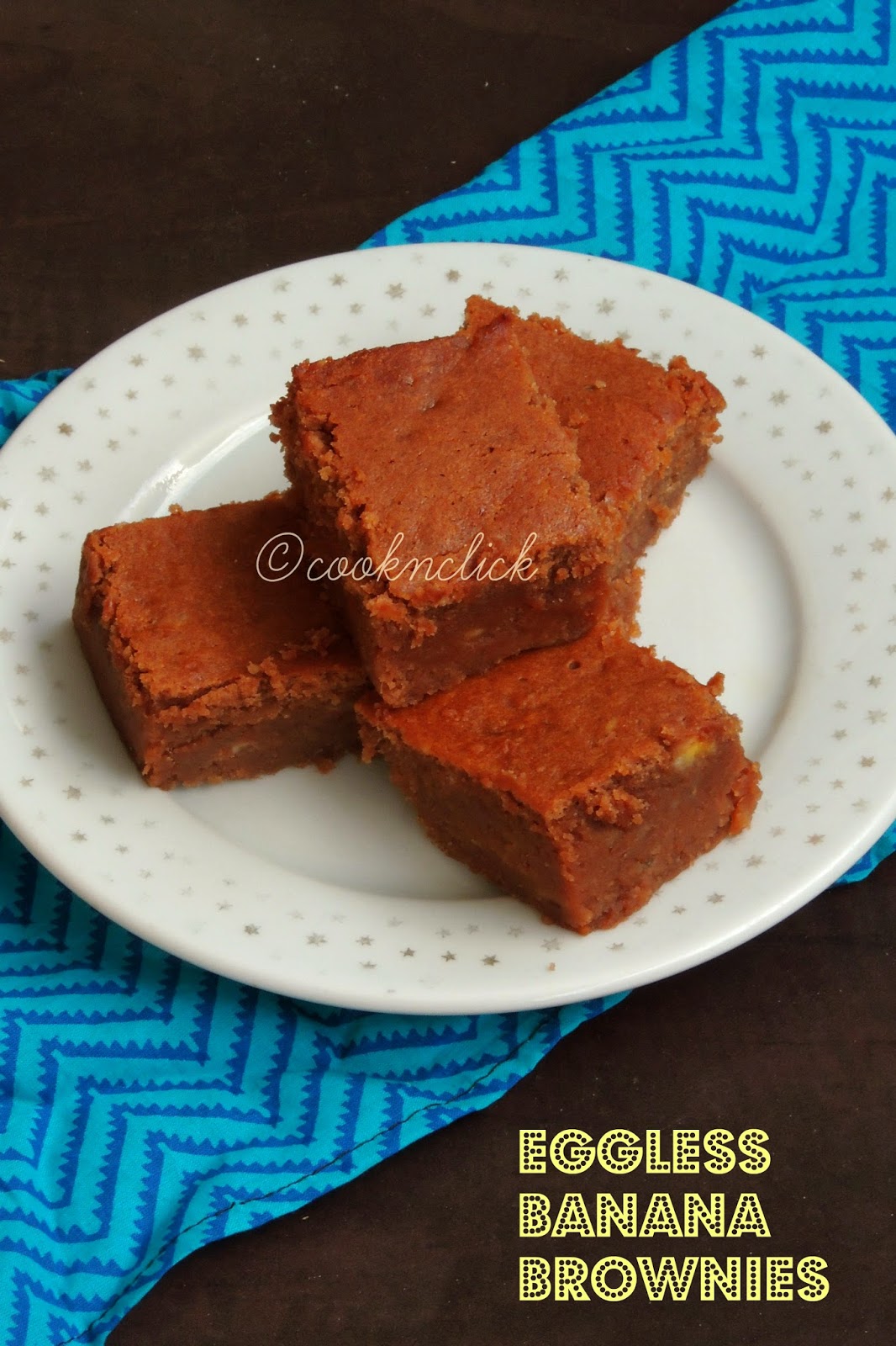 Cook N Click Eggless Banana Brownies