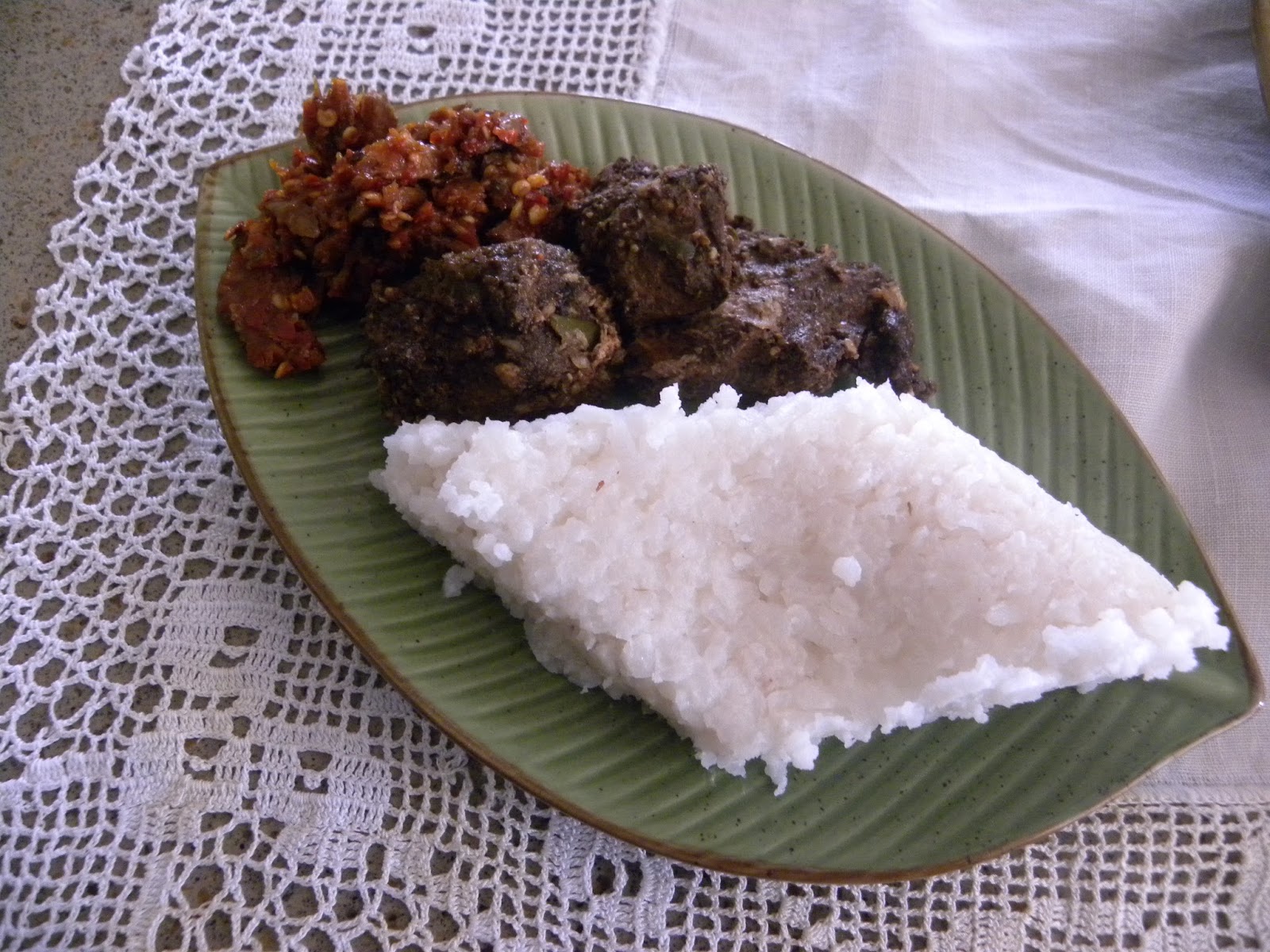 Ammis Kitchen Easy to make Milk Rice (Kiribath) in a rice cooker