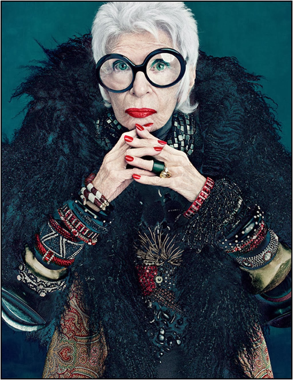 www.uaretheinspiration.com Iris Apfel