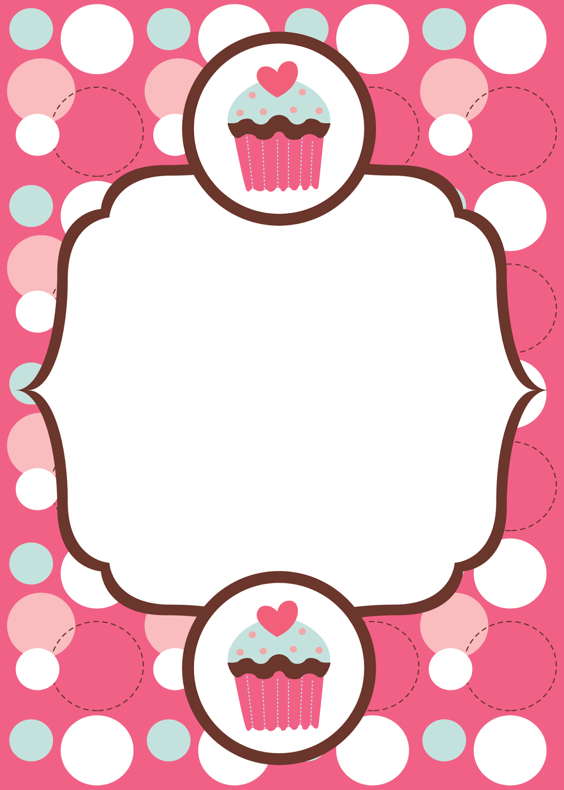 Help Festas e Personalizados: Convites prontos - Cupcake