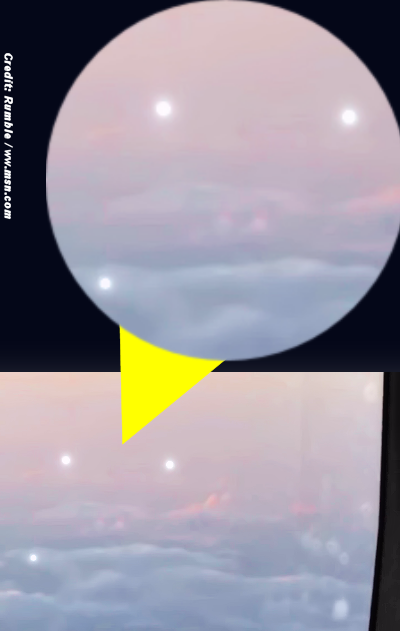 UFO Orbs Filmed from Plane - April 2015 UFO Orbs Filmed from Plane - April 2015