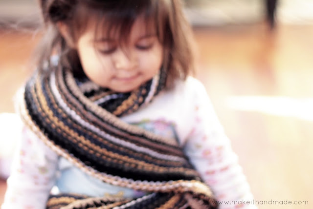 The Squishy Sentimental Scarf by Make It Handmade-- With Free Pattern!