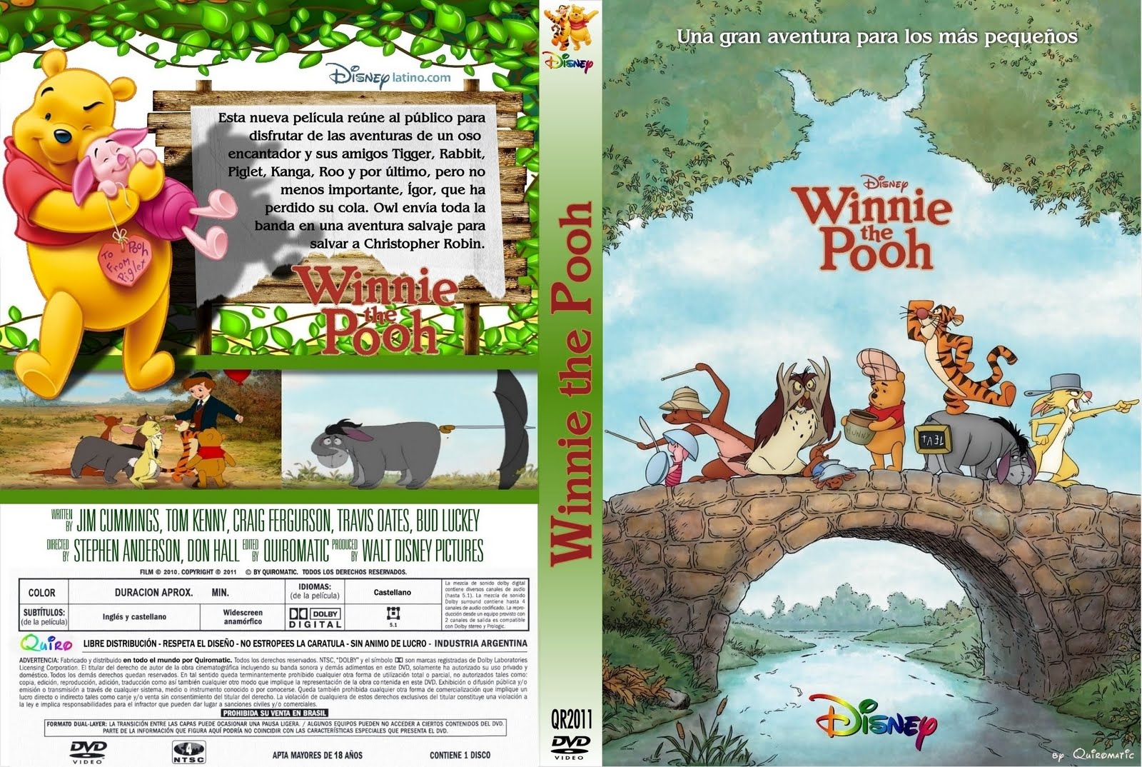 Winnie the Pooh [HDRip] [Castellano] [Animación] [2011] Winnie+The+Pooh+2011+Custom+Por+Quiromatic+-+dvd