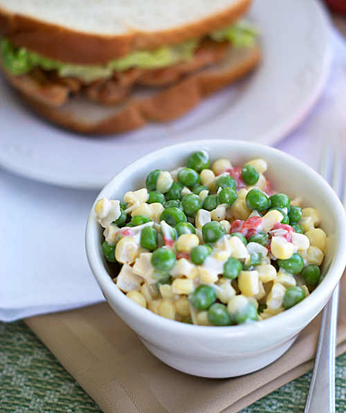 Calico Salad Heat Oven to 350