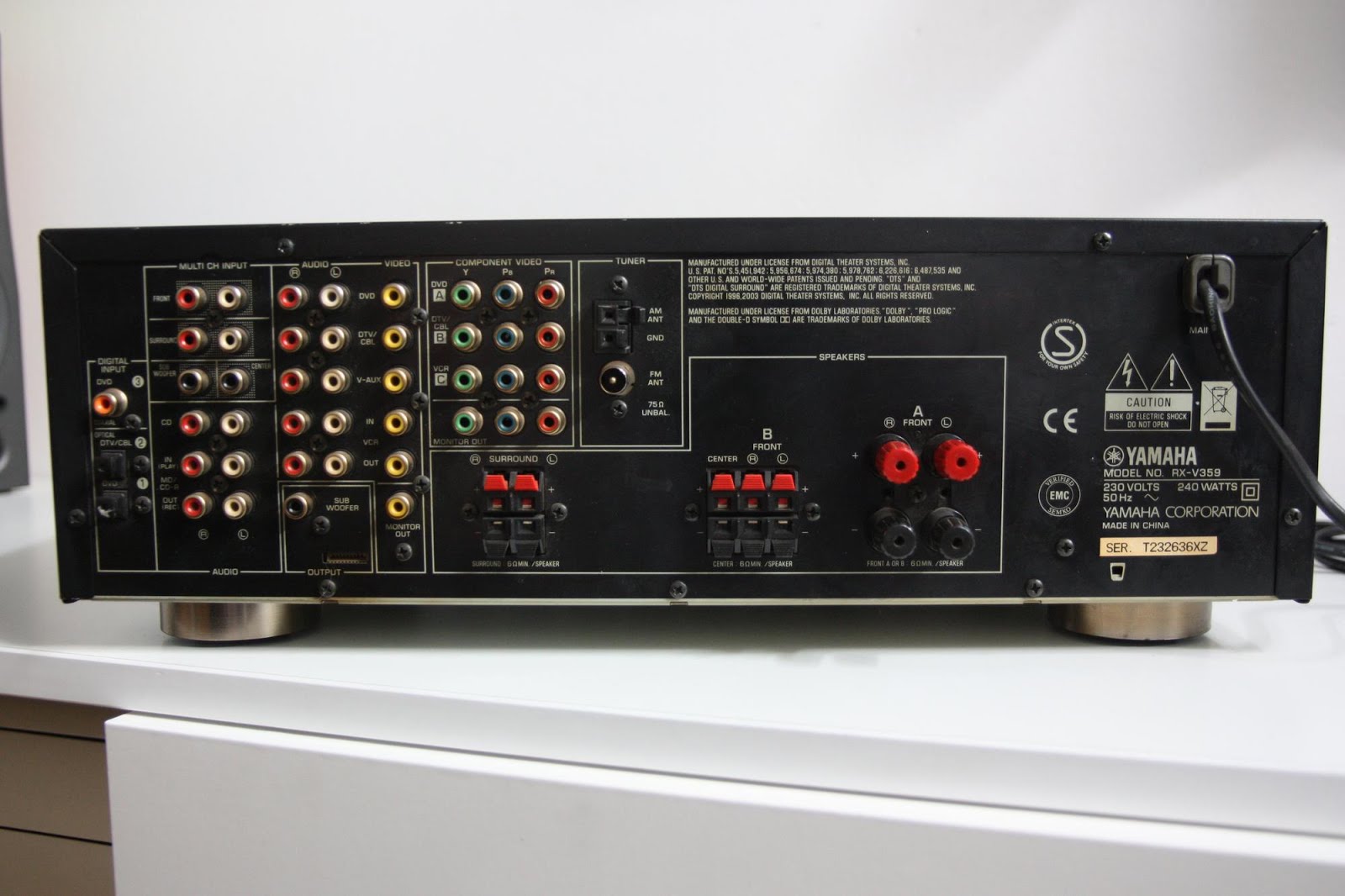 Yamaha RX-V359 - AV Receiver | AudioBaza