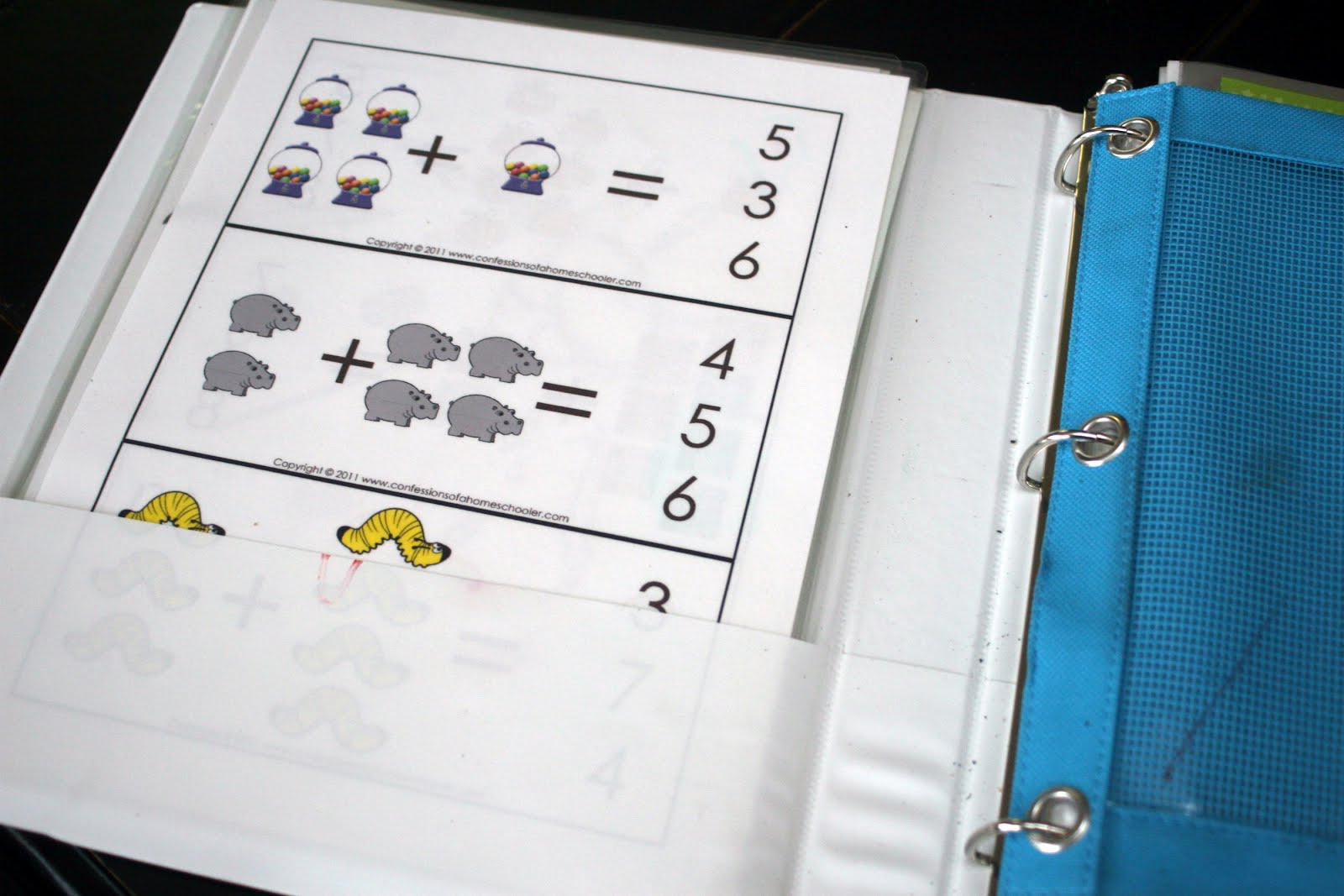 Kindergarten workbooks picture