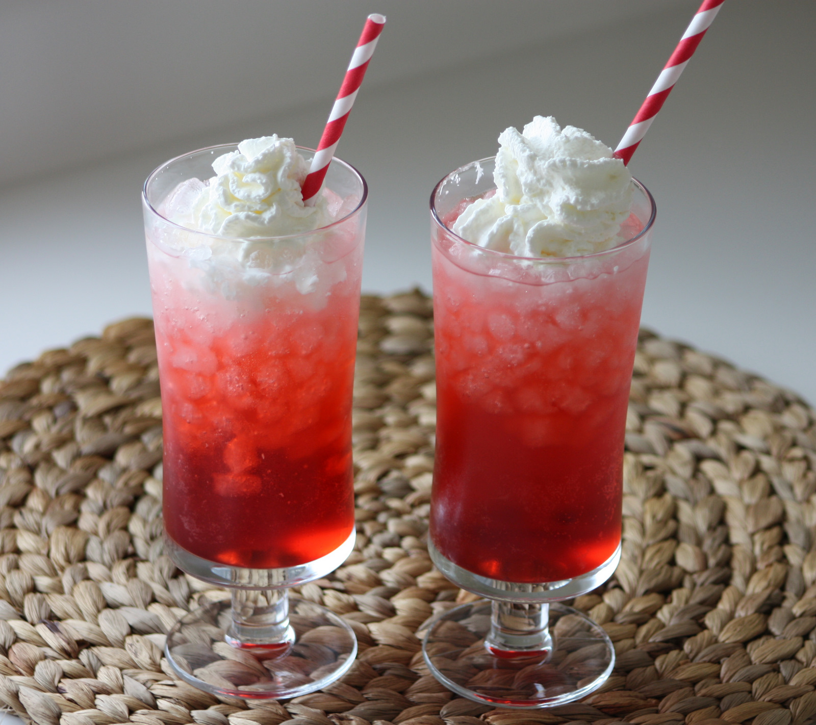 like a pretty petunia Italian Cream Soda