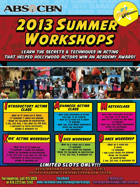 Summer Workshop, lessons, Activities, For Kids In Metro Manila 2013