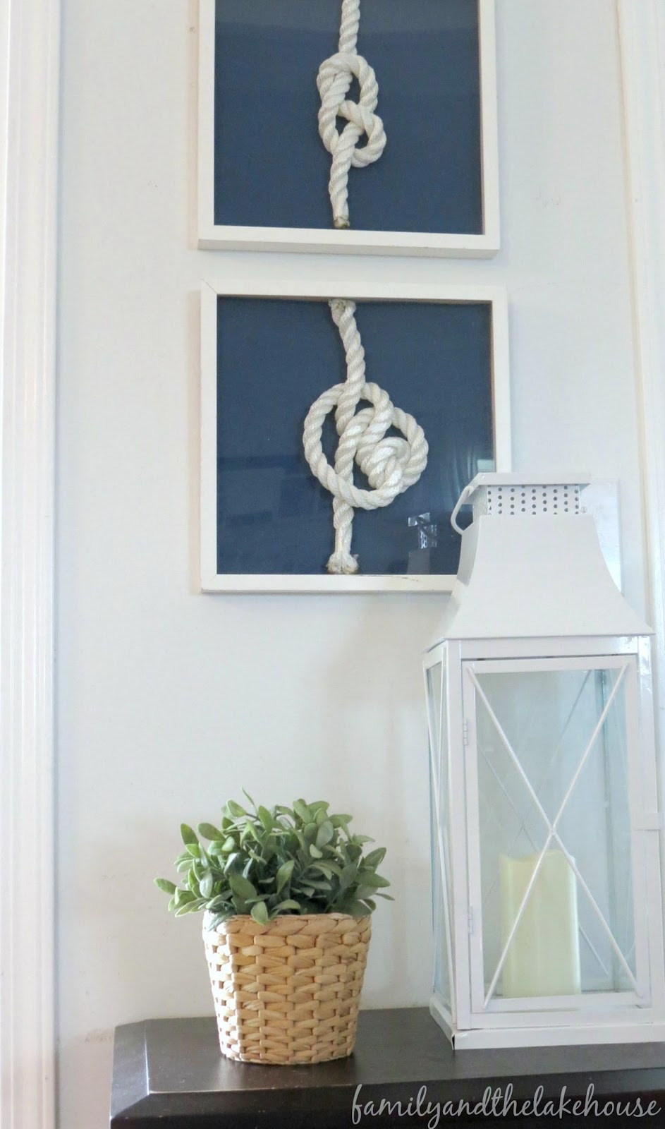 Nautical Rope Knot Art - Family and the Lake House