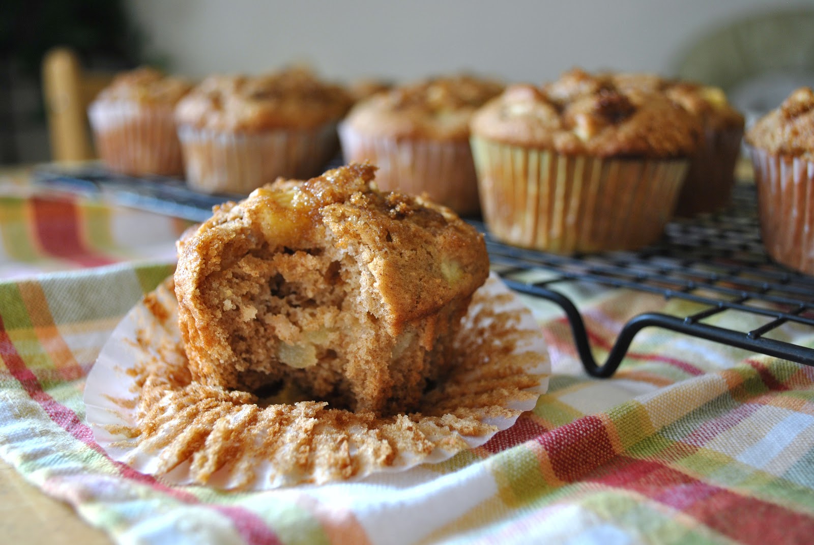 Kristin in Her Kitchen Whole Wheat Apple Muffins