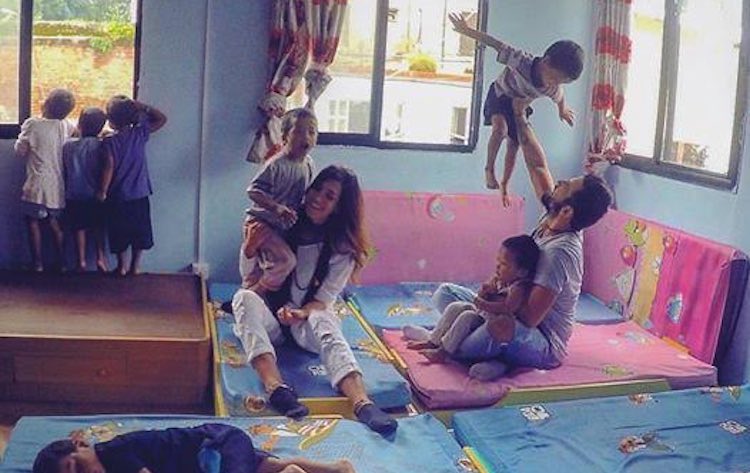 Couple Decides to Spend Vacation Helping at Orphanage