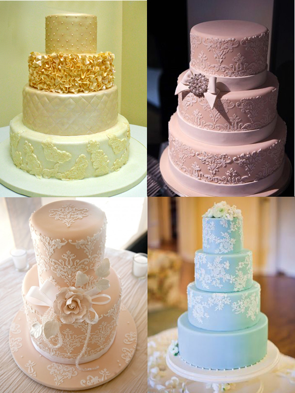 Cake Trend 2018: Lace Wedding Cakes Celebrate Wedding