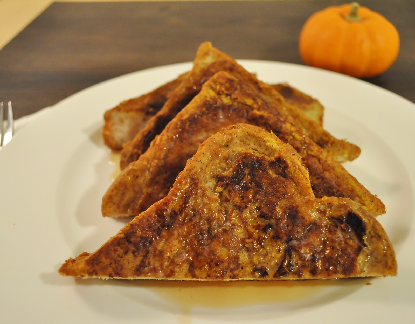 My Tiny Oven Pumpkin French Toast for 1