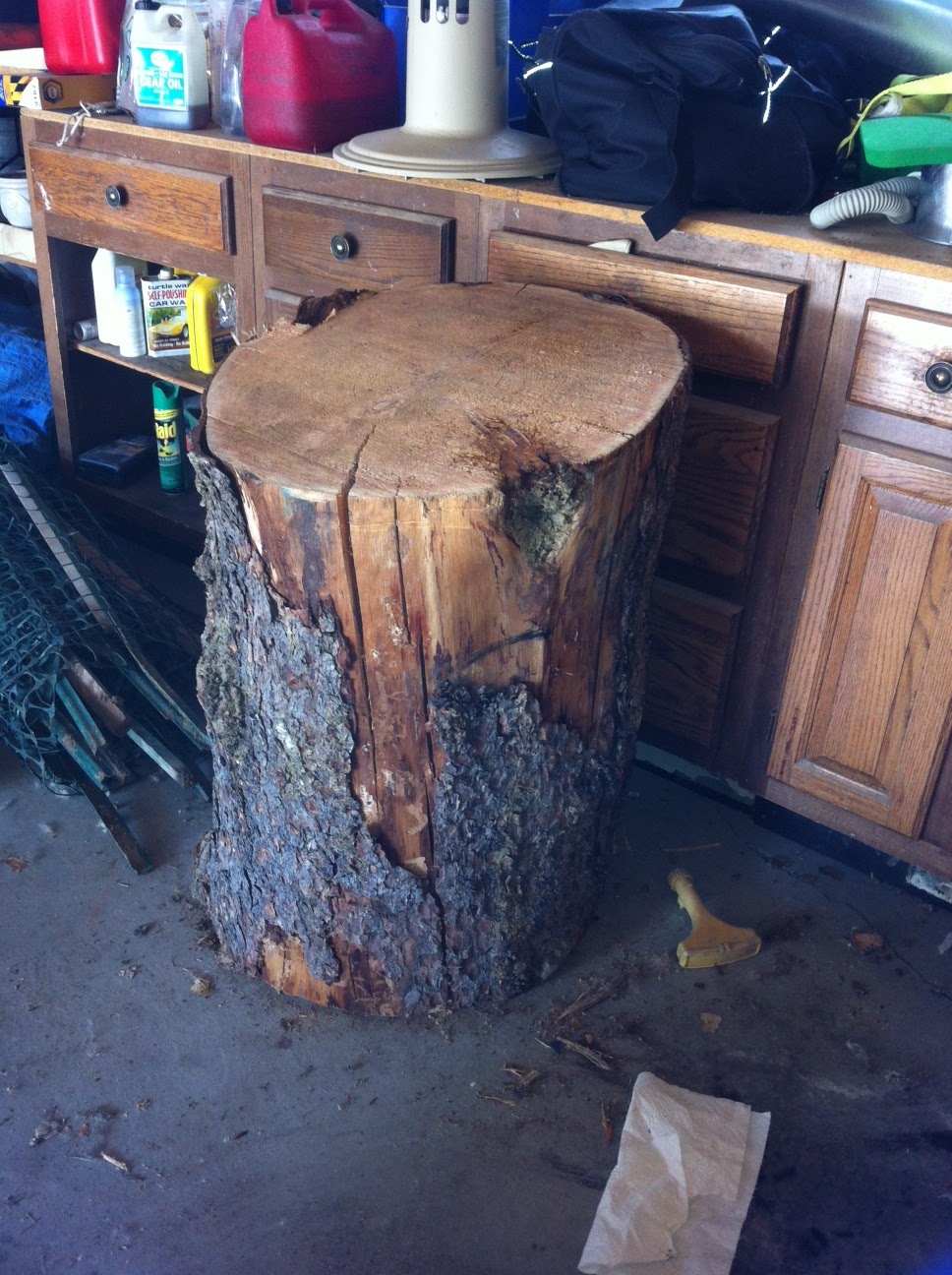 Verna Vuckovich on Interior Design Metallic Tree Stump Tables
