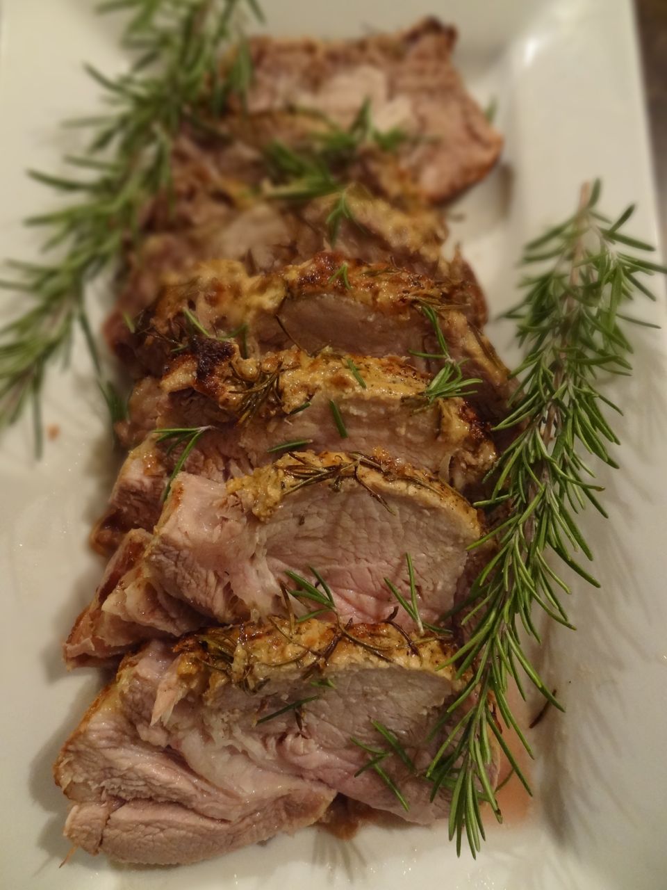 Scrumpdillyicious Roasted Boneless Pork Rib with Mustard & Rosemary
