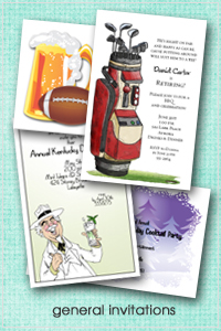 Shop Party Invitations