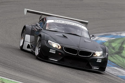 BMW Z4 GT3 in fast speed