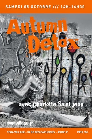 Detox for Autumn Workshop in Paris 5th October