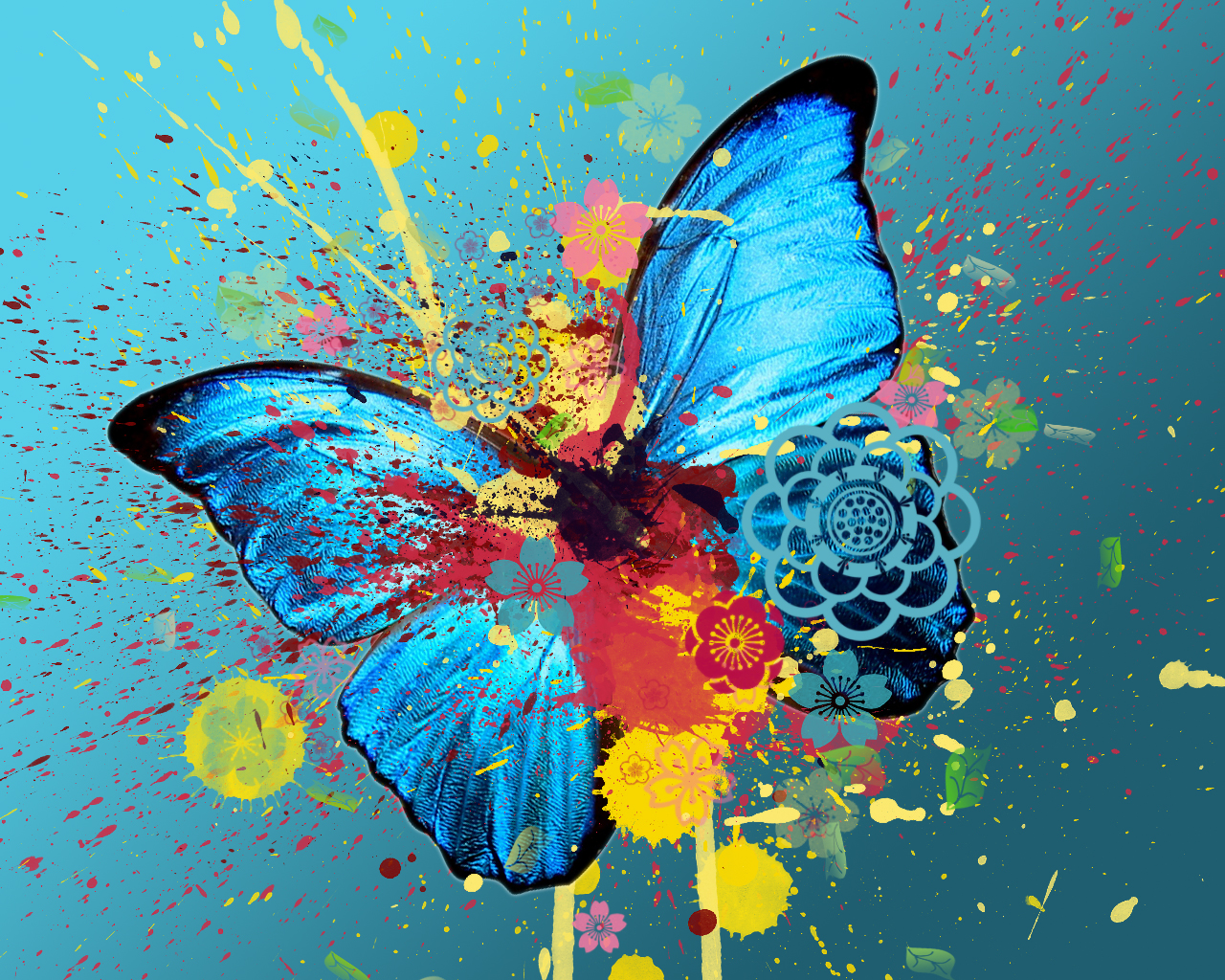 Free Wallpaper Dekstop: Butterfly wallpaper, butterfly background