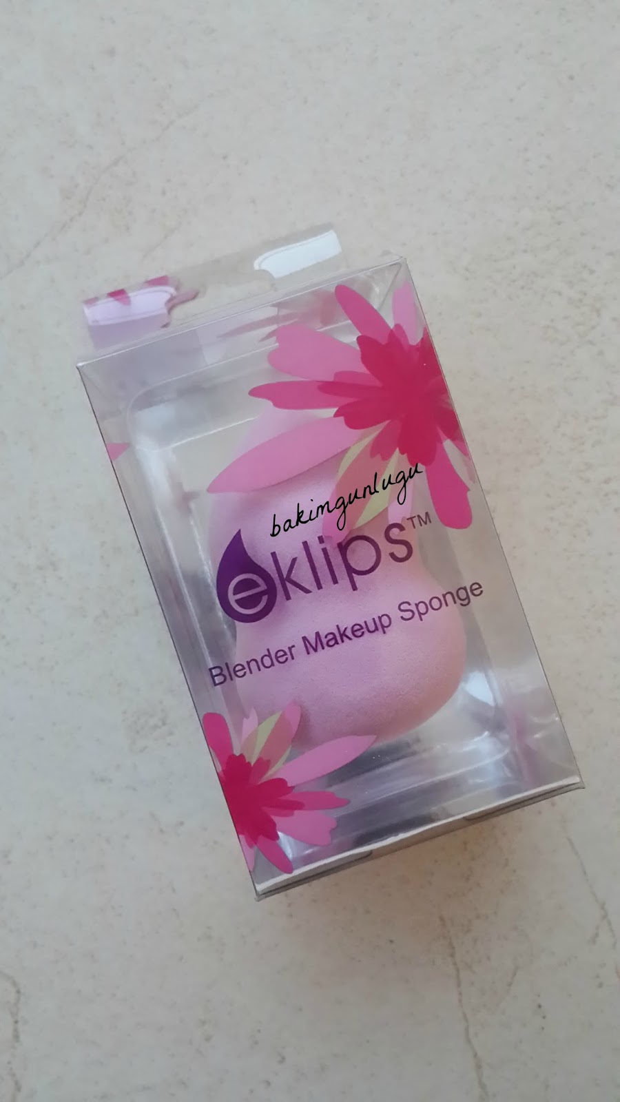 Eklips 3 lü Mini, makyaj Süngeri, eklips