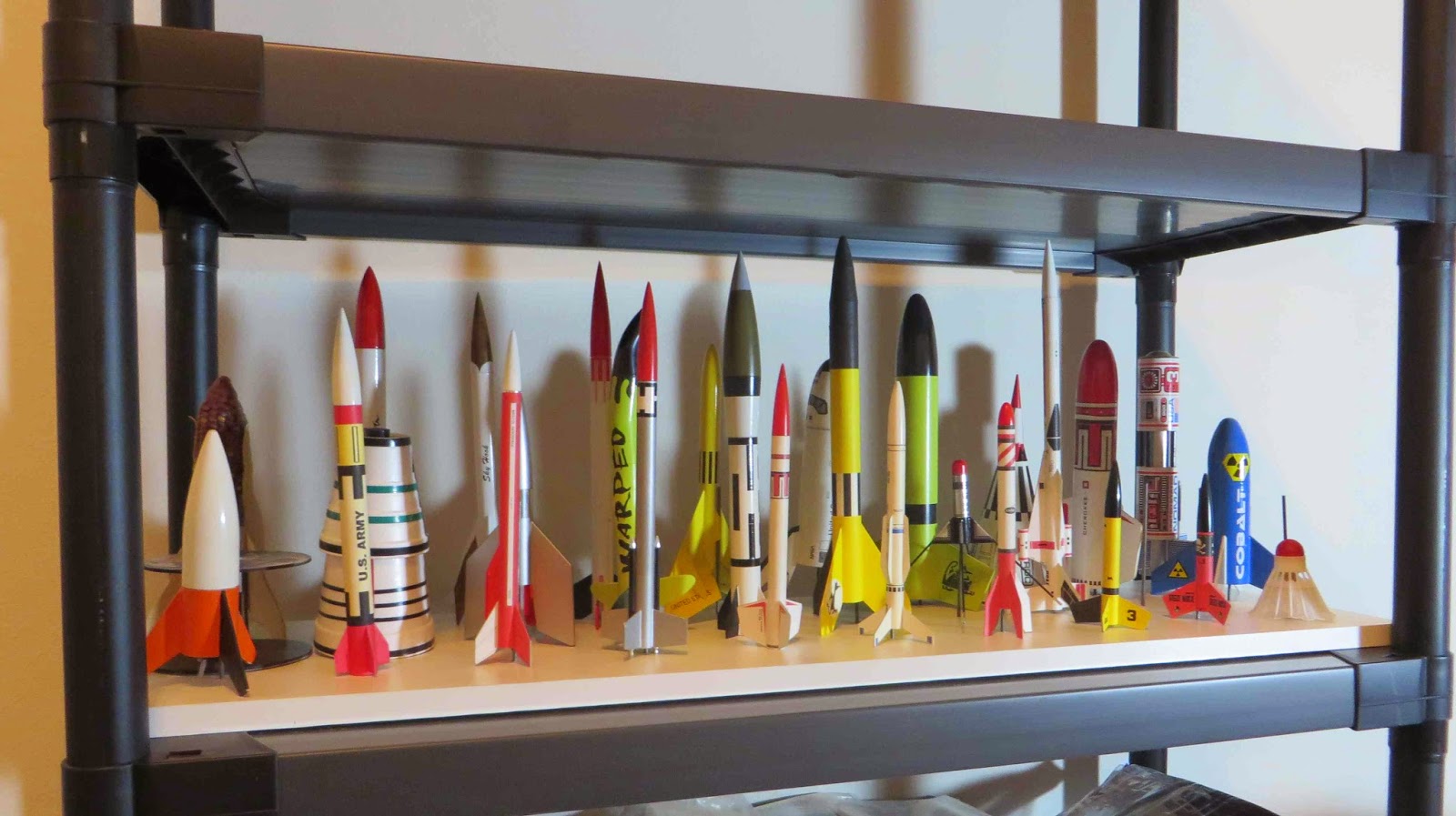 Model Rocket Building New Rocket Storage Shelves, Part 2