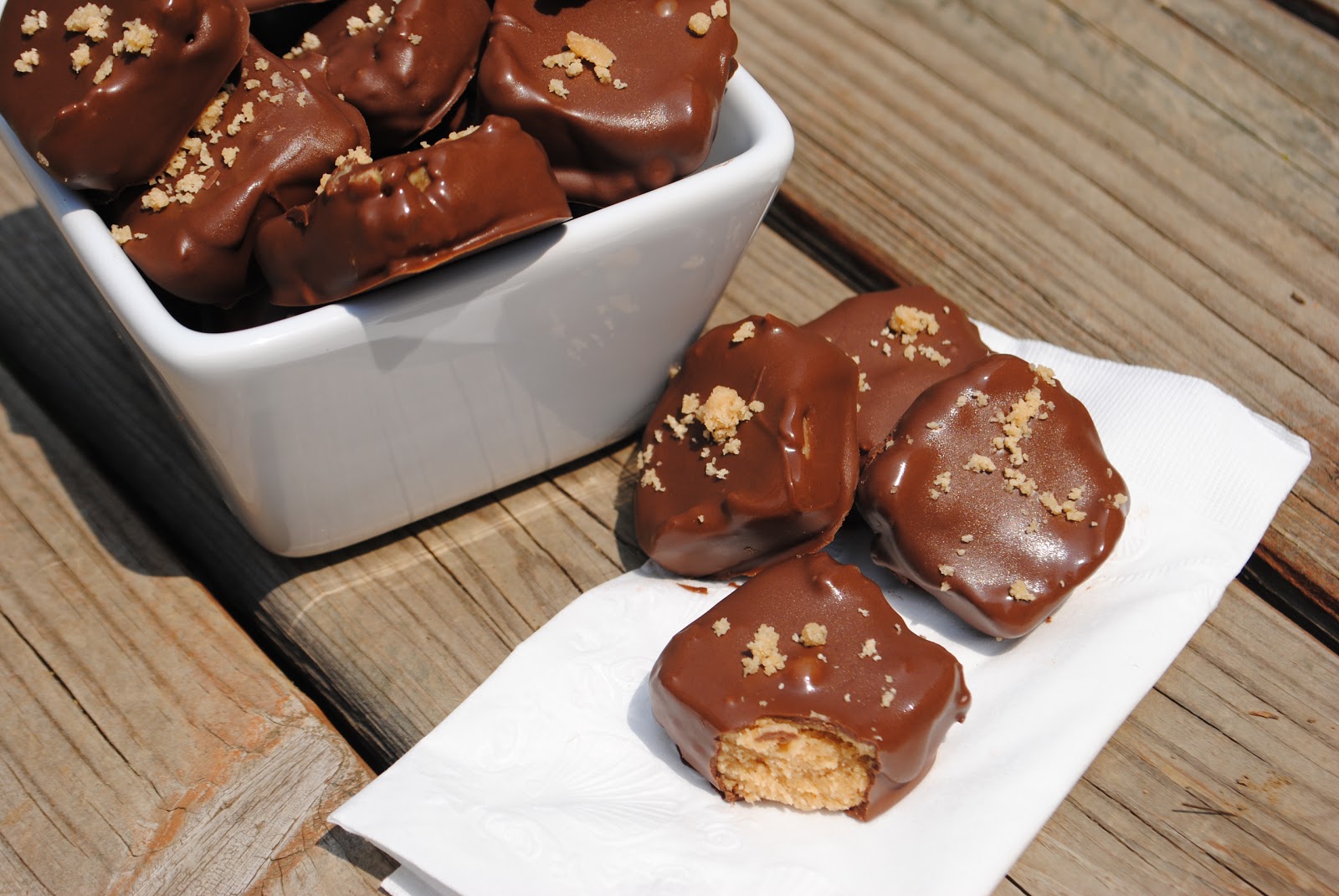 Peanut ButterFinger Bites Shugary Sweets