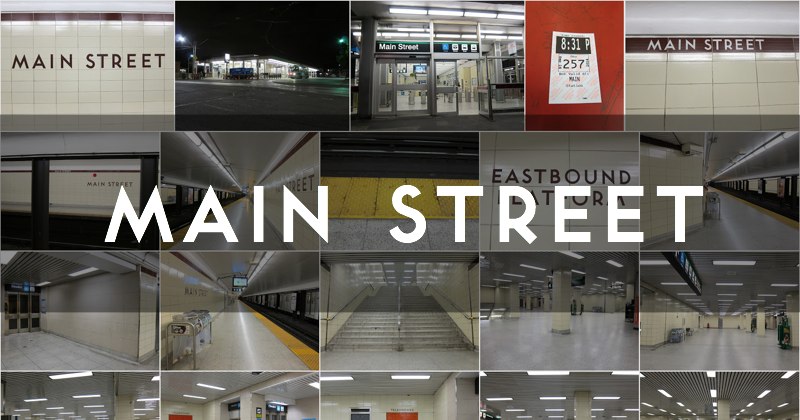 Main Street station photo gallery