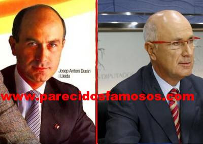 Duran i Lleida anteis y después Duran i Lleida joven