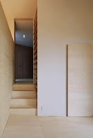 Hyogo Steeply Sloping Compact House Design with Lined Exterior Style Hyogo Steeply Sloping Compact House Design with Lined Exterior Style